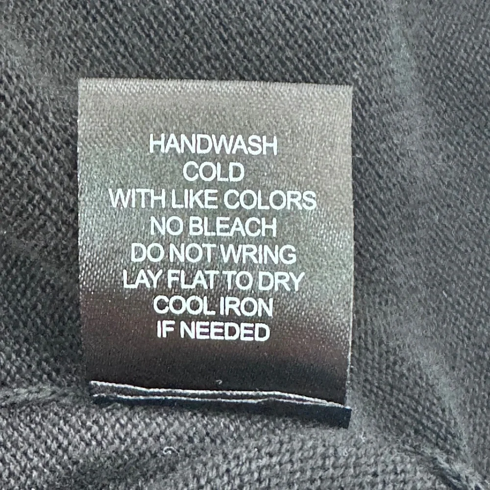 Stella Carakasi‎ Cardigan Tie Front Drape Knit Black Women's Small Elegant - Picture 5 of 7